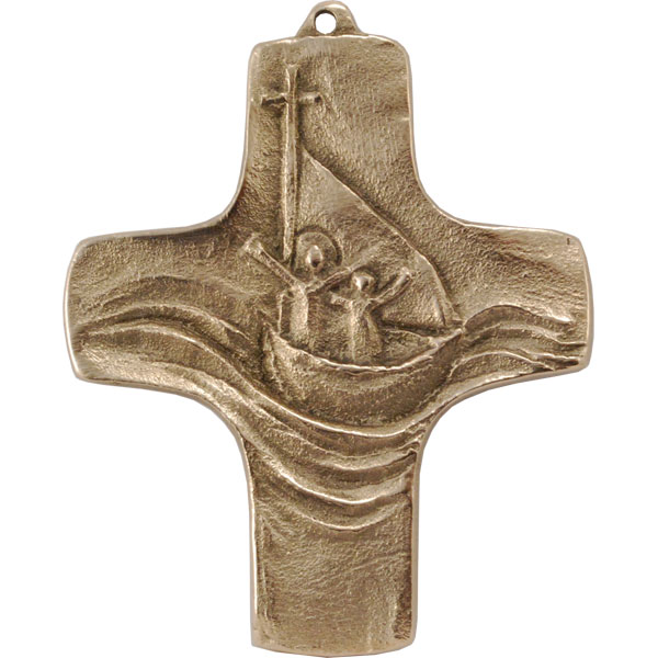 Bronzekreuz, 802042, Schiff, 8,5 x 7 cm