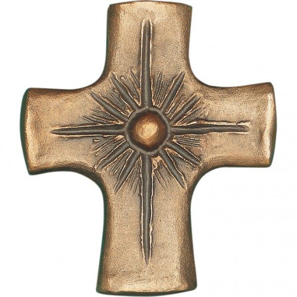 Bronzekreuz, 800841, Perle, 8x7cm