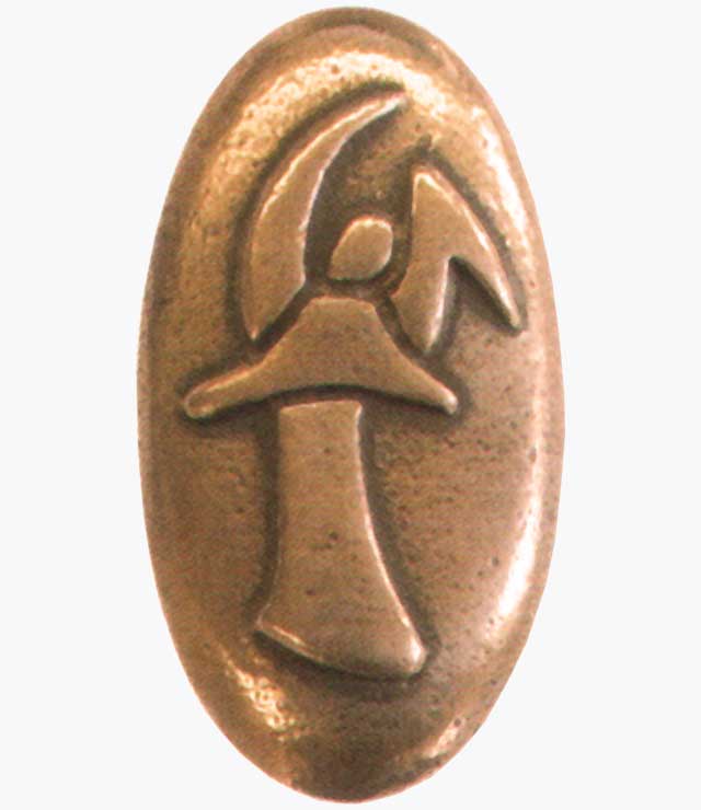 Handschmeichler, Engel, Nr. 1187432, Bronze, mit Karton, Höhe 4cm
