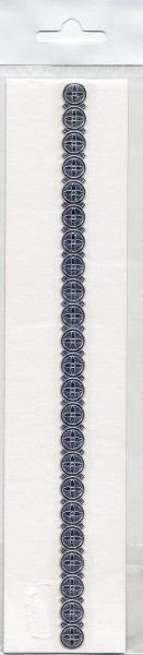 Wachsauflage, Borte, BS01, silber
