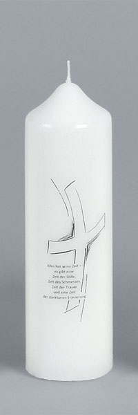 Trauerkerze, 2626, 165x50, Alles hat.., ---Abverkauf---