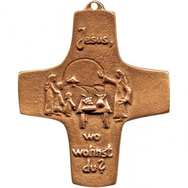 36+ Sprueche zur kommunion weltlich , Bronzekreuz, 189, Jesus wo wohnst Du?, h=9,5cm von Pohlenz Kommunionandenken Kommunion
