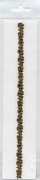 Wachsauflage, Borte, BG06, gold