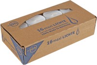 16 Maxi-Teelichte, Brenndauer 10 Stunden, Ø54mm, transparente Hülle, maxilights, made in germany 16 Maxi-Teelichte, Brenndauer 10 Stunden, Ø54mm, transparente Hülle, maxilights, made in germany