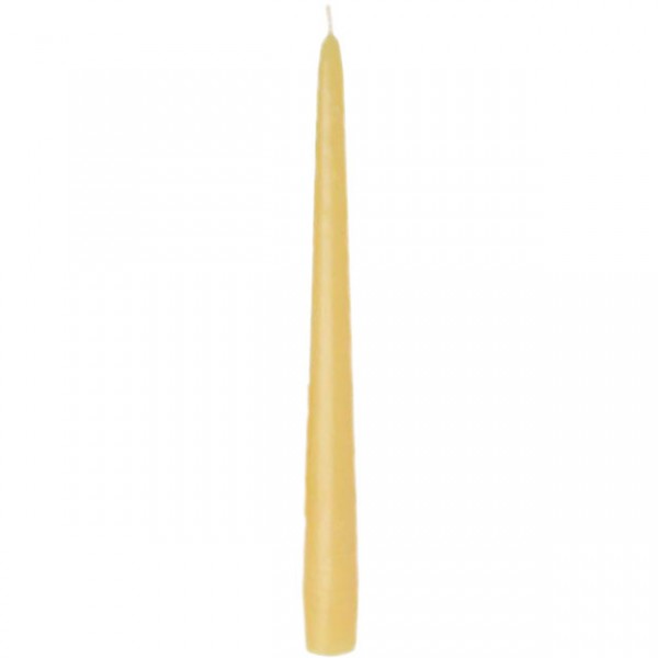 Spitzkerze, 24,5 x 2,3 cm, 100% Bienenwachs