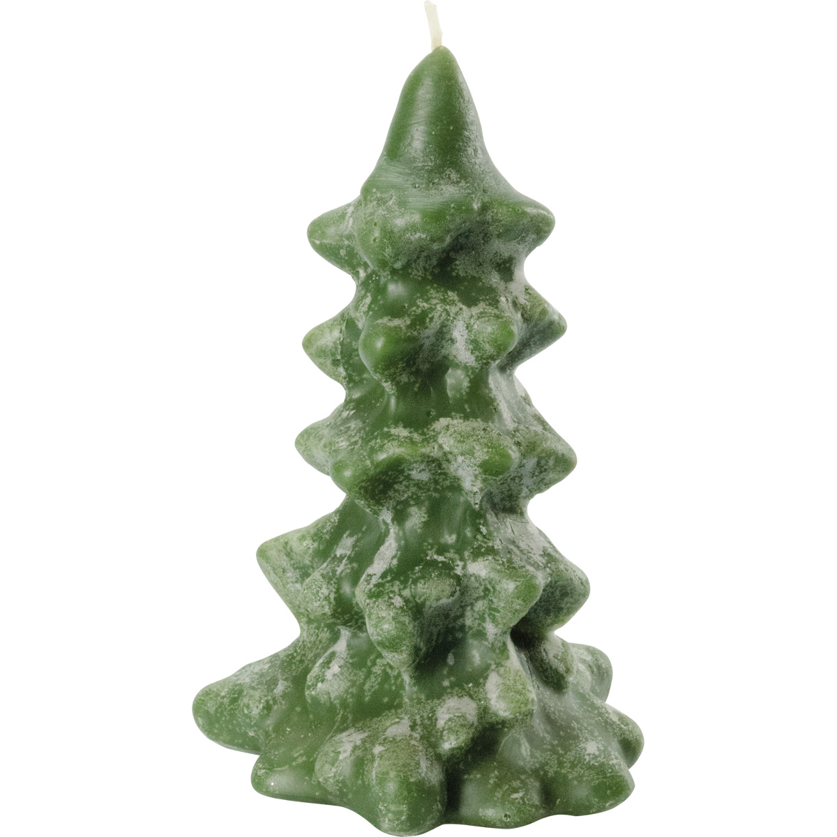 Weihnachtskerze, Tannenbaumkerze, 6-stufig, Höhe = 22 cm, jägergrün