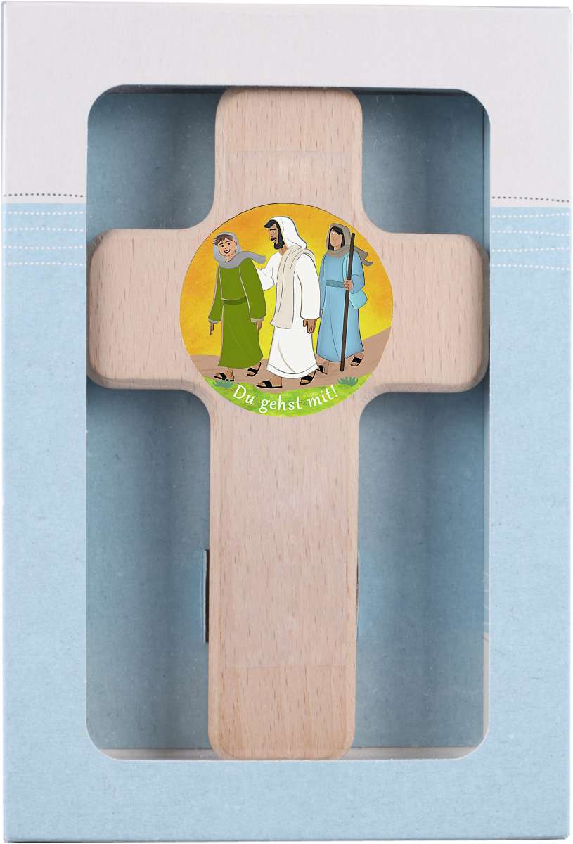 Du Bist Nicht Allein Holzkreuz - 5er Set Für Kommunion & Geschenke