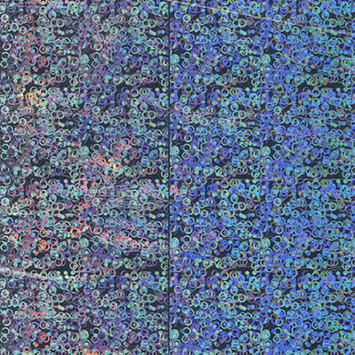 Verzierwachsplatte, Nr. 0708/05, Holografisch, 200 x 100 x 0,5 mm