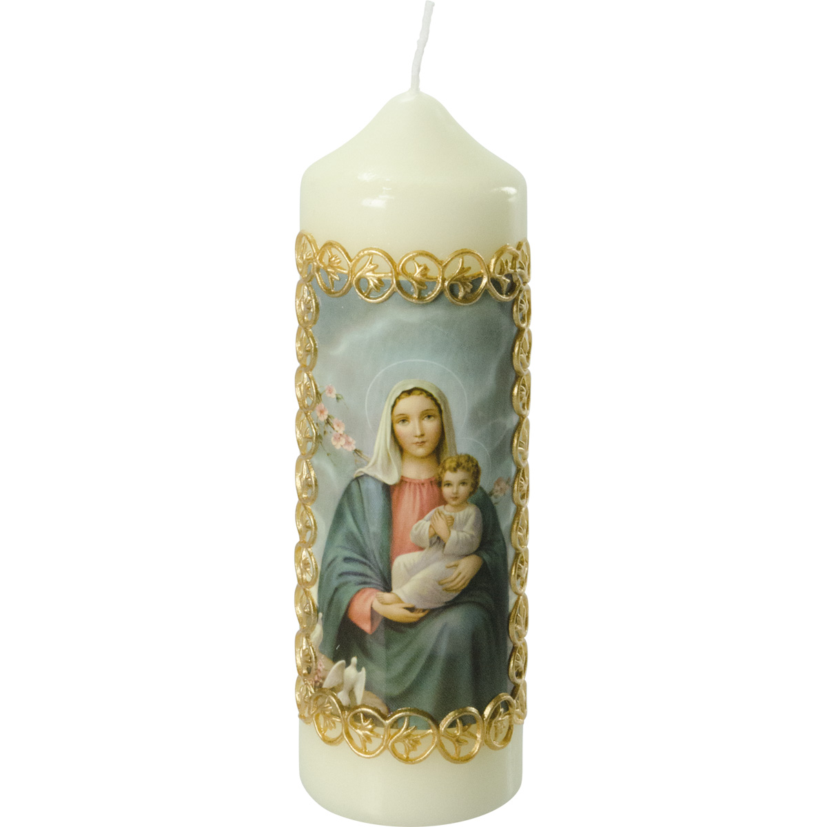 Liturgische Kerze / Marienkerze, 815-C, 165x50, Fotodruck,