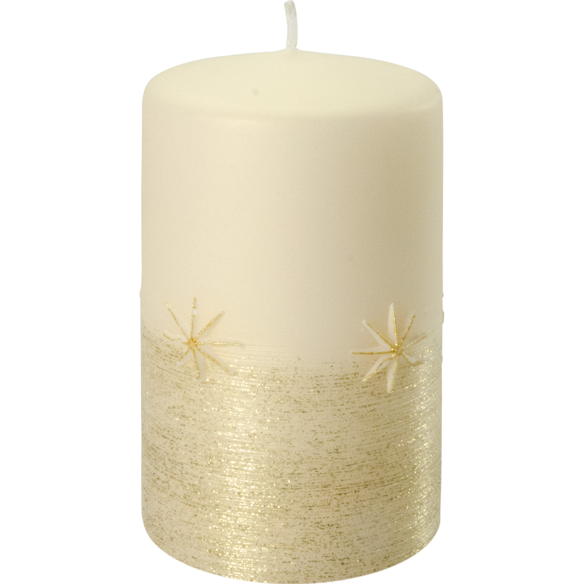 Weihnachtskerze, 3017, 10 x 6 cm, creme, Serie Emira