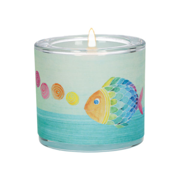 Glaswindlicht, 90567837, Mit Gottes gutem Segen, 6,5x6cm