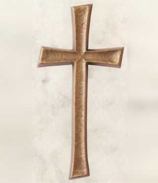 Bronzekreuz, 002/12, 12x5,5cm