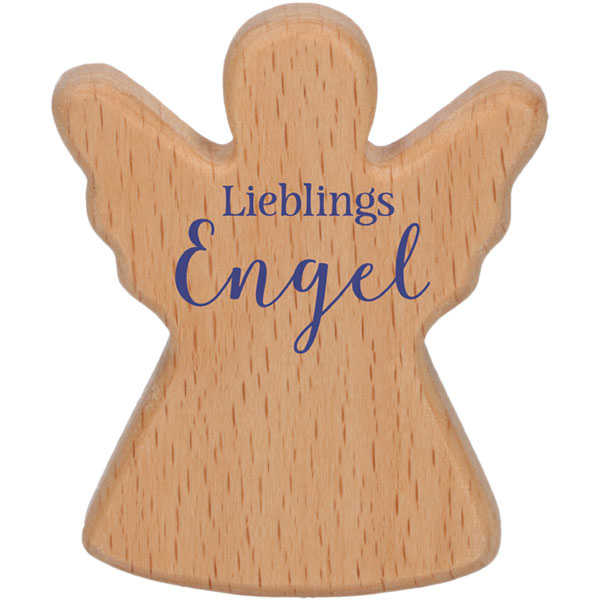 Handschmeichler Lieblingsengel, 32875, Buche natur, 5,2x1,3cm