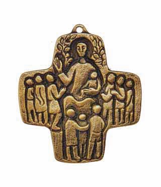 Bronzekreuz, 104, Kinderfreund, h=8,5cm
