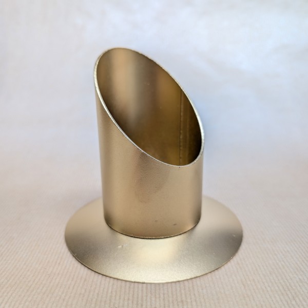 Kaminleuchter, Ø 6 cm, gold, B-Ware