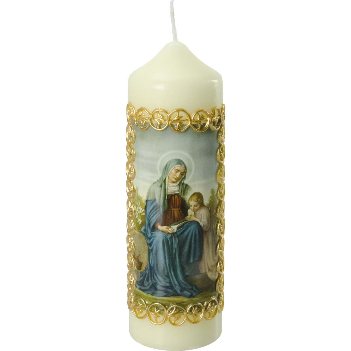 Heilige Anna Kerze, #812-I, 165x50, Fotodruck, Wachsborte