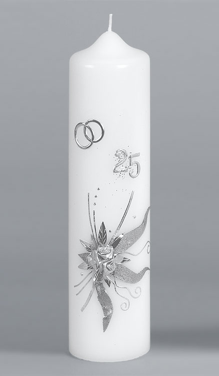 Silber-Hochzeitskerze, 922, 275x70, ---Abverkauf---