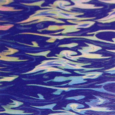 Verzierwachsplatte, Nr. 0978/45, Holografisch, 200 x 100 x 0,5 mm