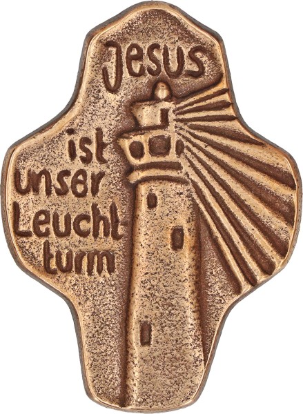 Bronzekreuz, 142231, Jesus ist unser Leuchtturm